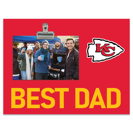 Fan Creations Best Dad NFL Kansas City Chiefs Clip Frame