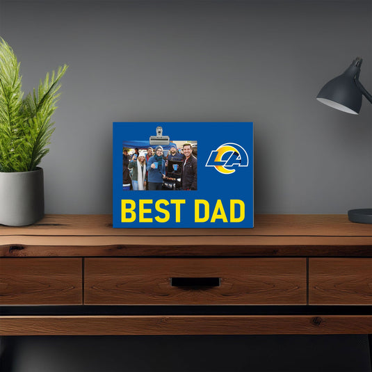 Fan Creations Best Dad NFL Los Angeles Rams Clip Frame