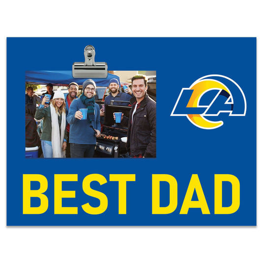 Fan Creations Best Dad NFL Los Angeles Rams Clip Frame