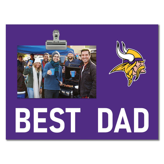 Fan Creations Best Dad NFL Minnesota Vikings Clip Frame