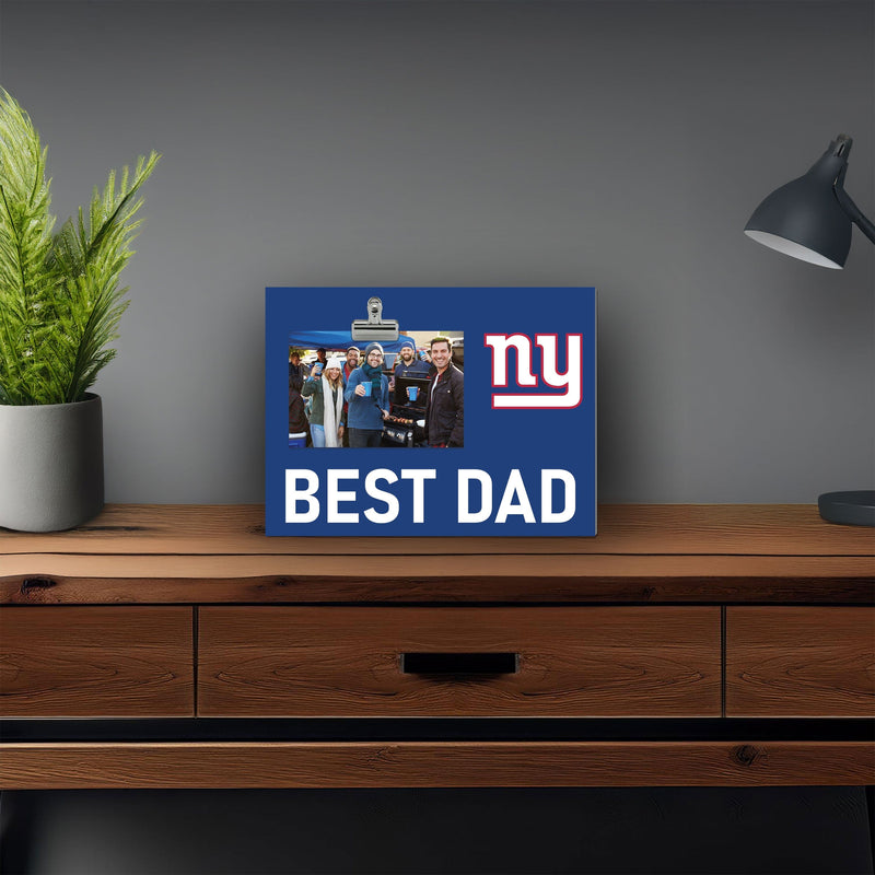 Load image into Gallery viewer, Fan Creations Best Dad NFL New York Giants Clip Frame
