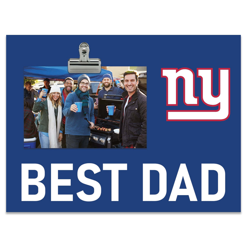 Load image into Gallery viewer, Fan Creations Best Dad NFL New York Giants Clip Frame
