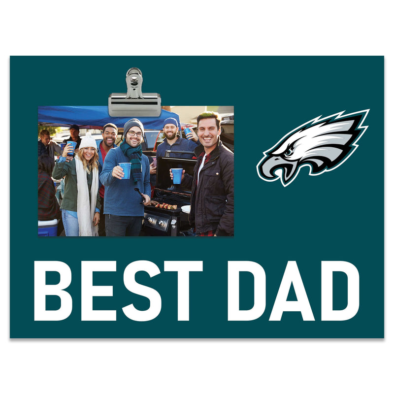 Load image into Gallery viewer, Fan Creations Best Dad NFL Philadelphia Eagles Clip Frame
