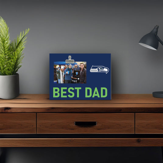 Fan Creations Best Dad NFL Seattle Seahawks Clip Frame