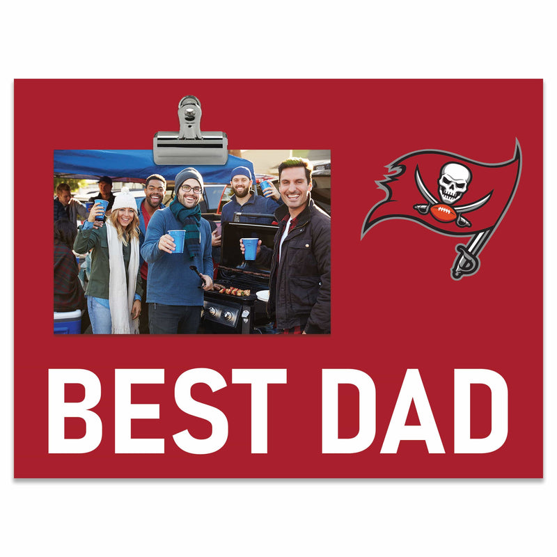 Load image into Gallery viewer, Fan Creations Best Dad NFL Tampa Bay Buccaneers Clip Frame
