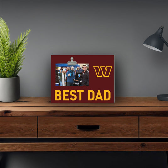 Fan Creations Best Dad NFL Washington Commanders Clip Frame