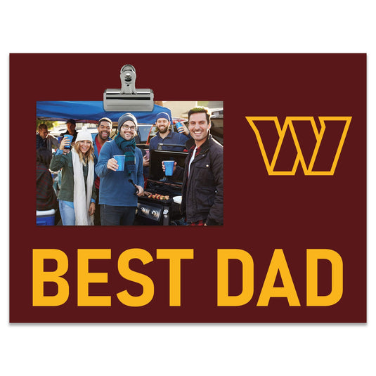 Fan Creations Best Dad NFL Washington Commanders Clip Frame