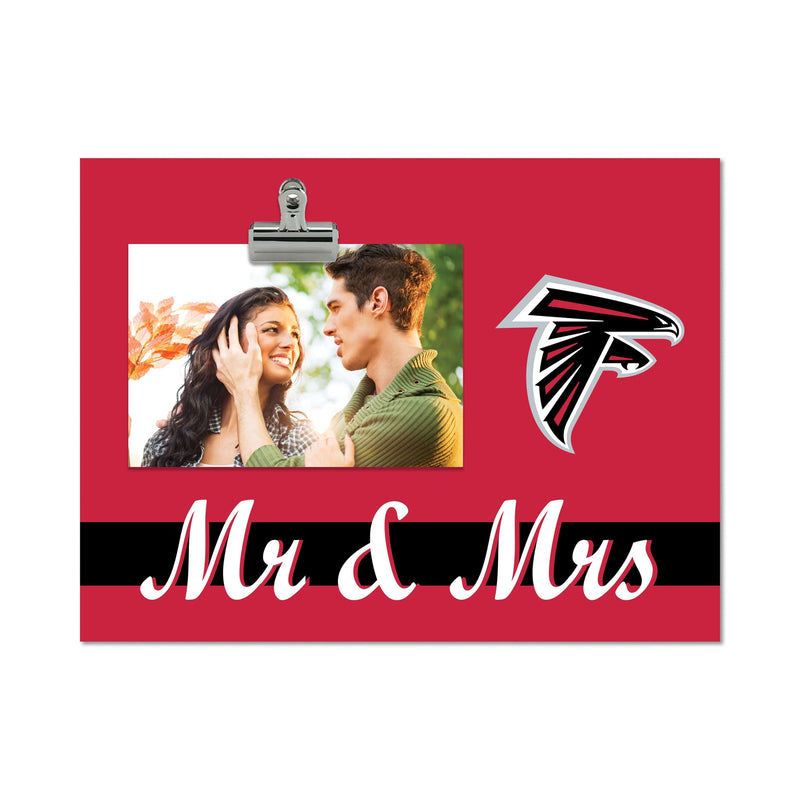 Load image into Gallery viewer, Fan Creations Brightline Mr. and Mrs. NFL Atlanta Falcons Clip Frame
