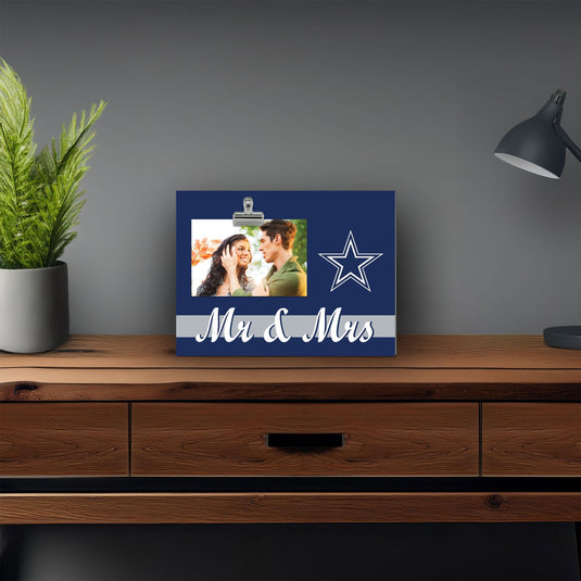Fan Creations Brightline Mr. and Mrs. NFL Dallas Cowboys Clip Frame
