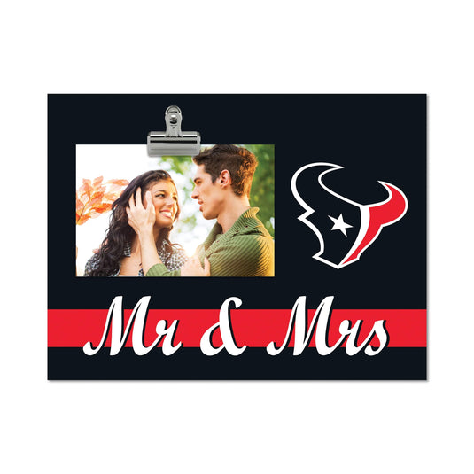 Fan Creations Brightline Mr. and Mrs. NFL Houston Texans Clip Frame