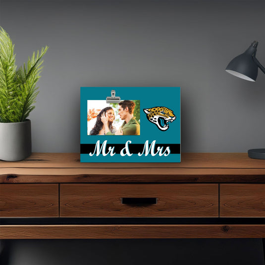 Fan Creations Brightline Mr. and Mrs. NFL Jacksonville Jaguars Clip Frame