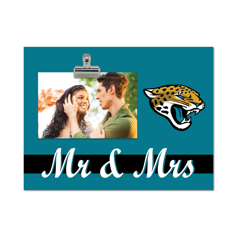 Load image into Gallery viewer, Fan Creations Brightline Mr. and Mrs. NFL Jacksonville Jaguars Clip Frame
