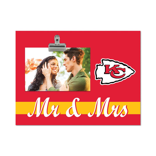 Fan Creations Brightline Mr. and Mrs. NFL Kansas City Chiefs Clip Frame