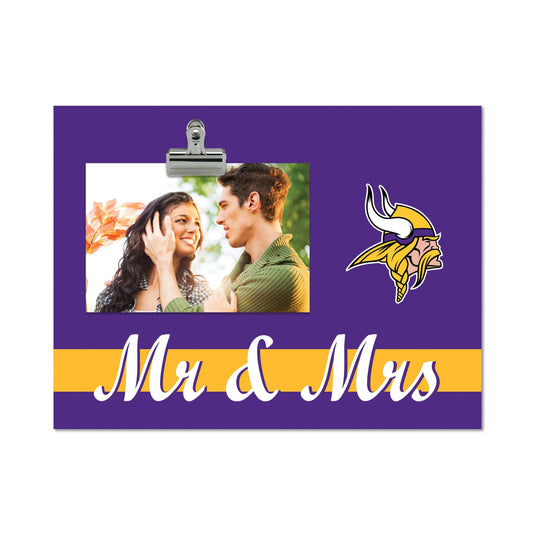 Fan Creations Brightline Mr. and Mrs. NFL Minnesota Vikings Clip Frame