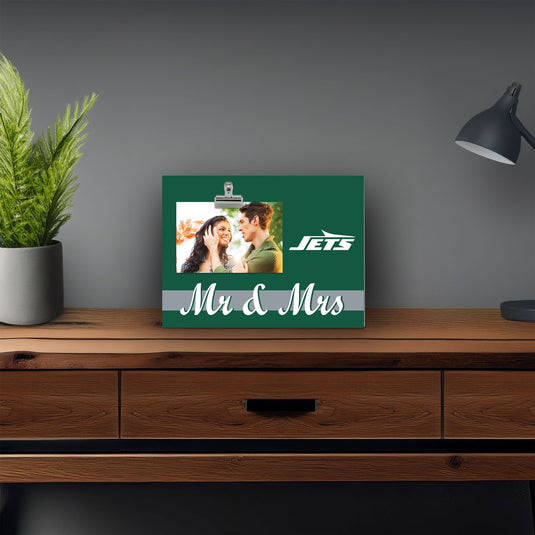 Fan Creations Brightline Mr. and Mrs. NFL New York Jets Clip Frame