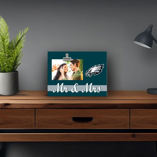 Fan Creations Brightline Mr. and Mrs. NFL Philadelphia Eagles Clip Frame