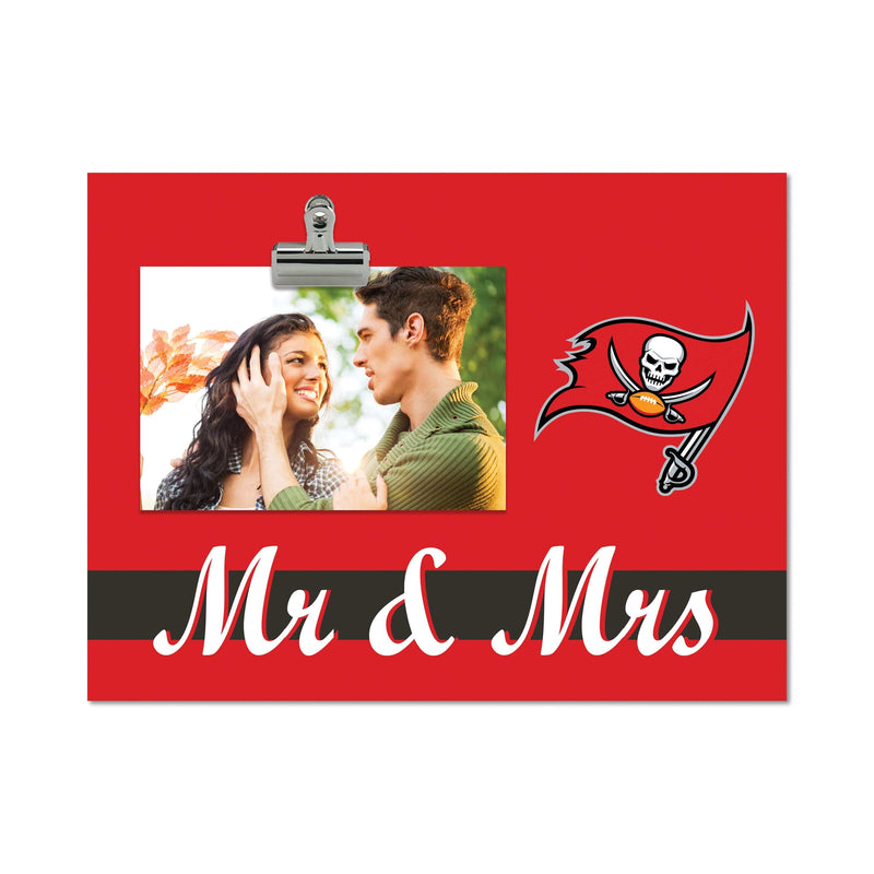 Load image into Gallery viewer, Fan Creations Brightline Mr. and Mrs. NFL Tampa Bay Buccaneers Clip Frame
