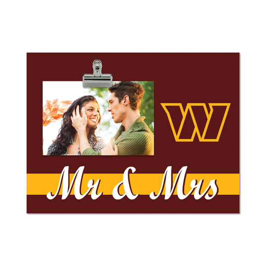 Fan Creations Brightline Mr. and Mrs. NFL Washington Commanders Clip Frame