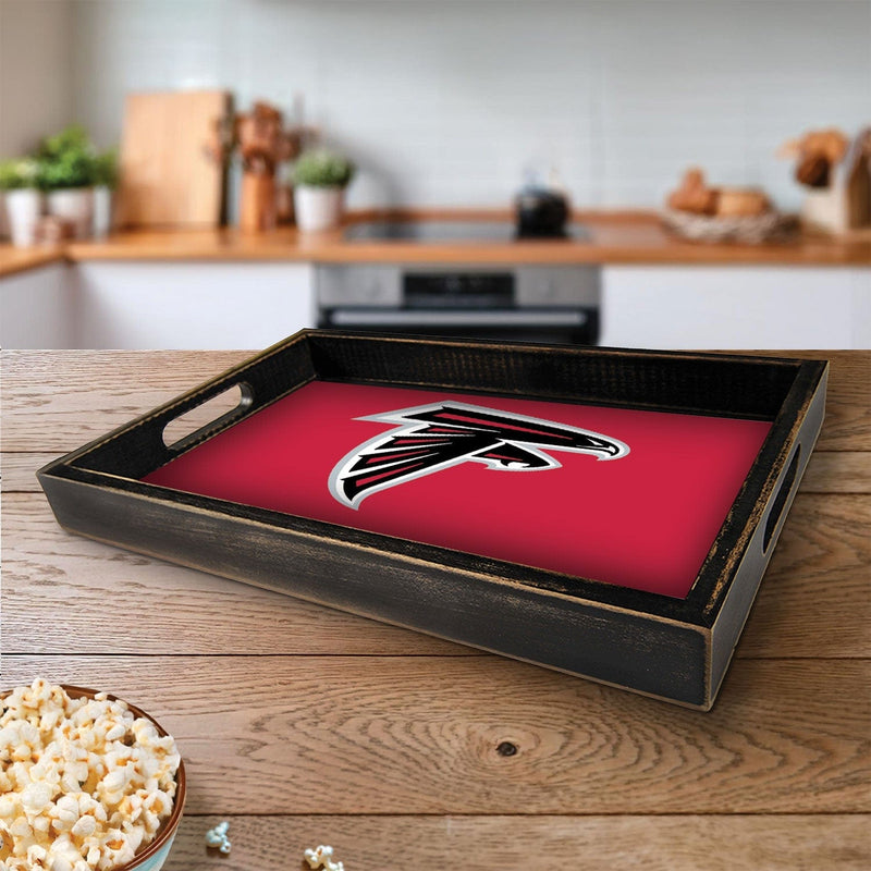Load image into Gallery viewer, Fan Creations Brightline NFL Atlanta Falcons Logo Serving Tray
