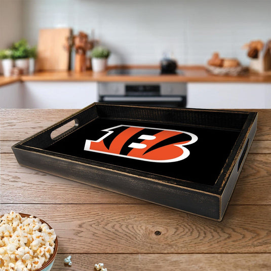 Fan Creations Brightline NFL Cincinnati Bengals Logo Serving Tray