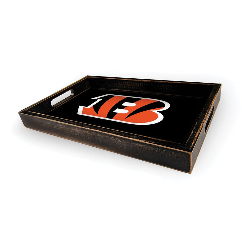 Load image into Gallery viewer, Fan Creations Brightline NFL Cincinnati Bengals Logo Serving Tray
