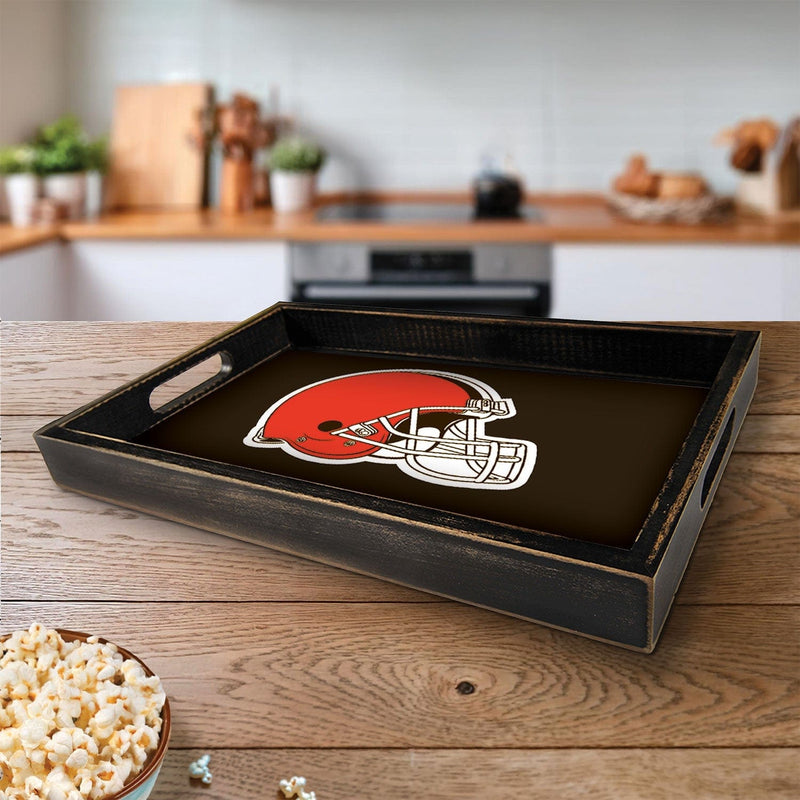 Load image into Gallery viewer, Fan Creations Brightline NFL Cleveland Browns Logo Serving Tray
