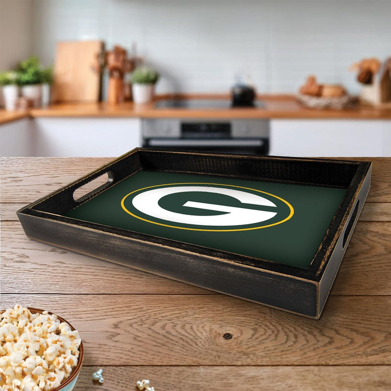 Load image into Gallery viewer, Fan Creations Brightline NFL Green Bay Packers Logo Serving Tray
