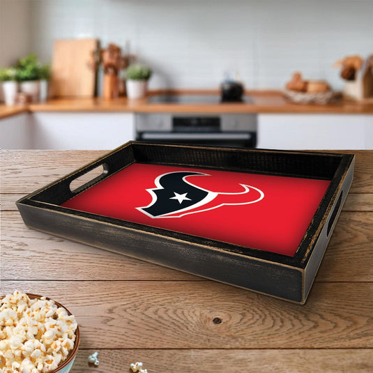 Fan Creations Brightline NFL Houston Texans Logo Serving Tray