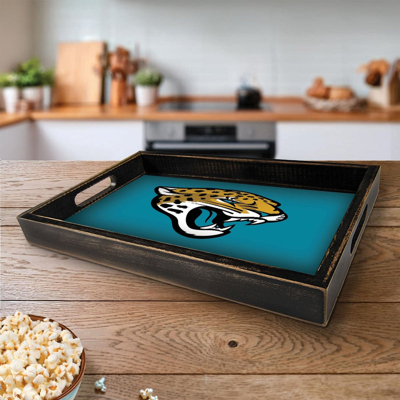 Load image into Gallery viewer, Fan Creations Brightline NFL Jacksonville Jaguars Logo Serving Tray
