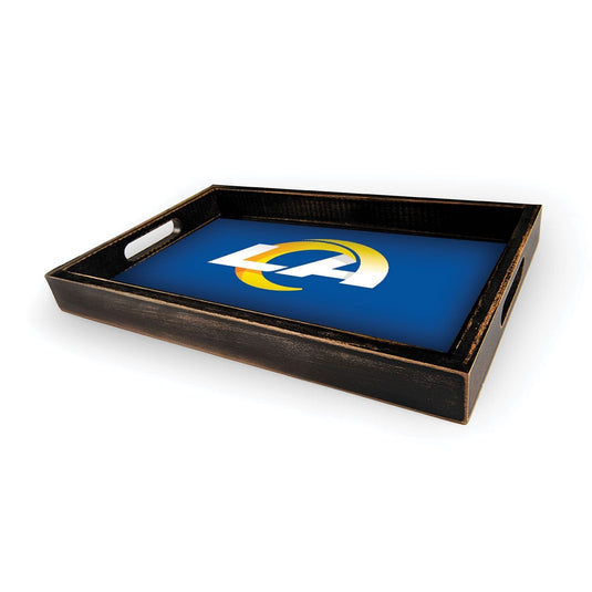Fan Creations Brightline NFL Los Angeles Rams Logo Serving Tray