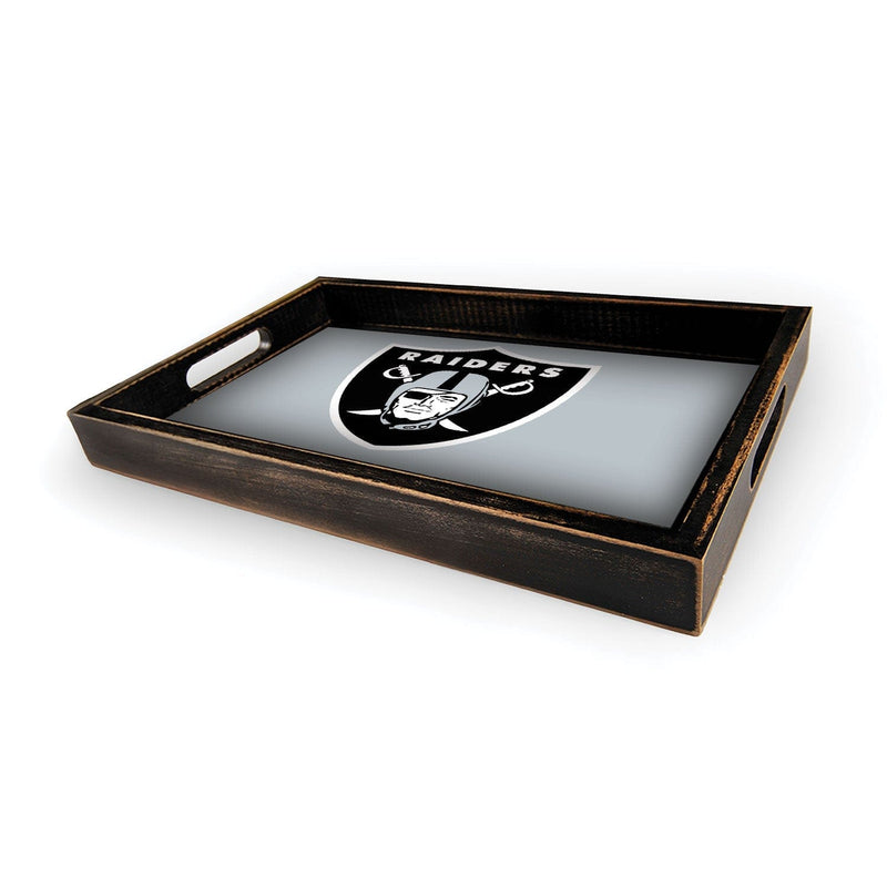 Load image into Gallery viewer, Fan Creations Brightline NFL Las Vegas Raiders Logo Serving Tray
