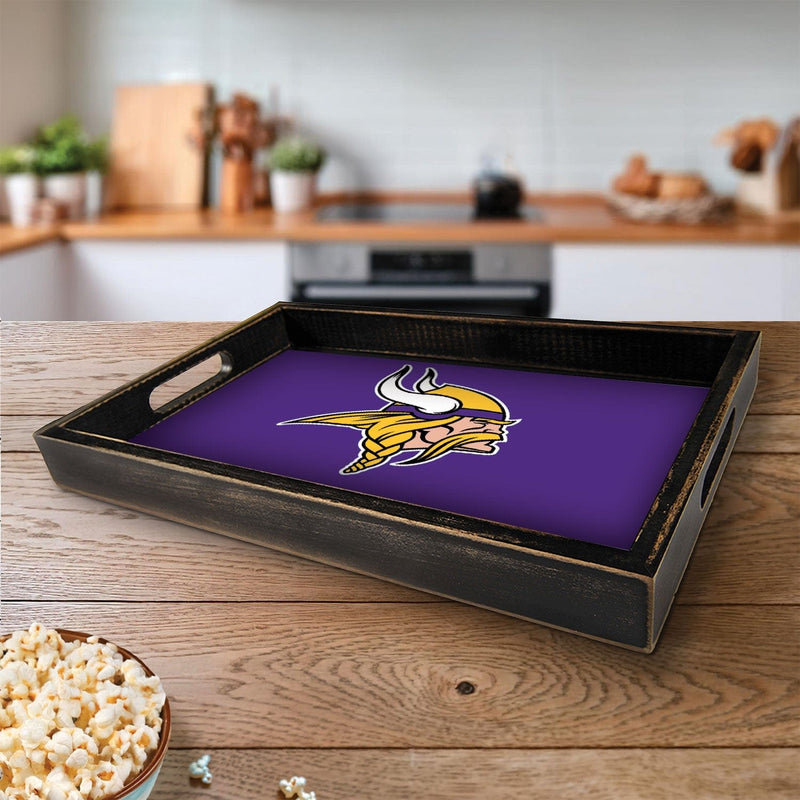 Load image into Gallery viewer, Fan Creations Brightline NFL Minnesota Vikings Logo Serving Tray
