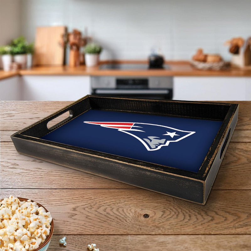 Load image into Gallery viewer, Fan Creations Brightline NFL New England Patriots Logo Serving Tray

