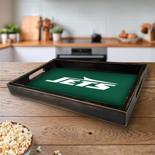 Fan Creations Brightline NFL New York Jets Logo Serving Tray