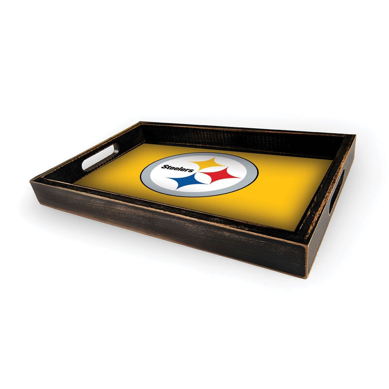 Load image into Gallery viewer, Fan Creations Brightline NFL Pittsburgh Steelers Logo Serving Tray
