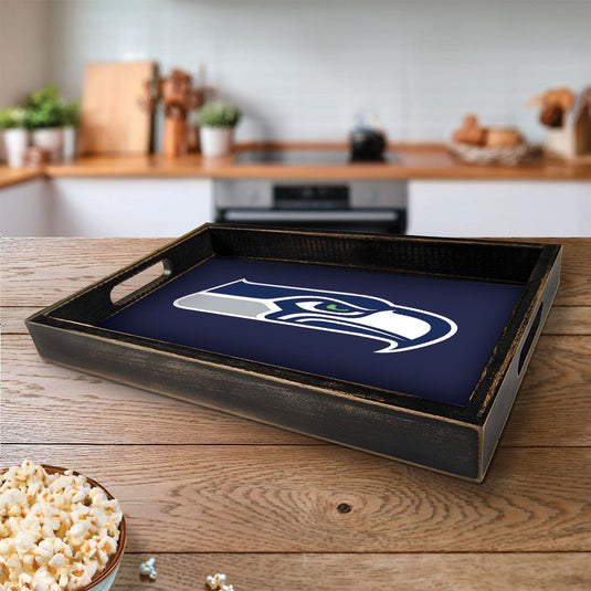 Fan Creations Brightline NFL Seattle Seahawks Logo Serving Tray