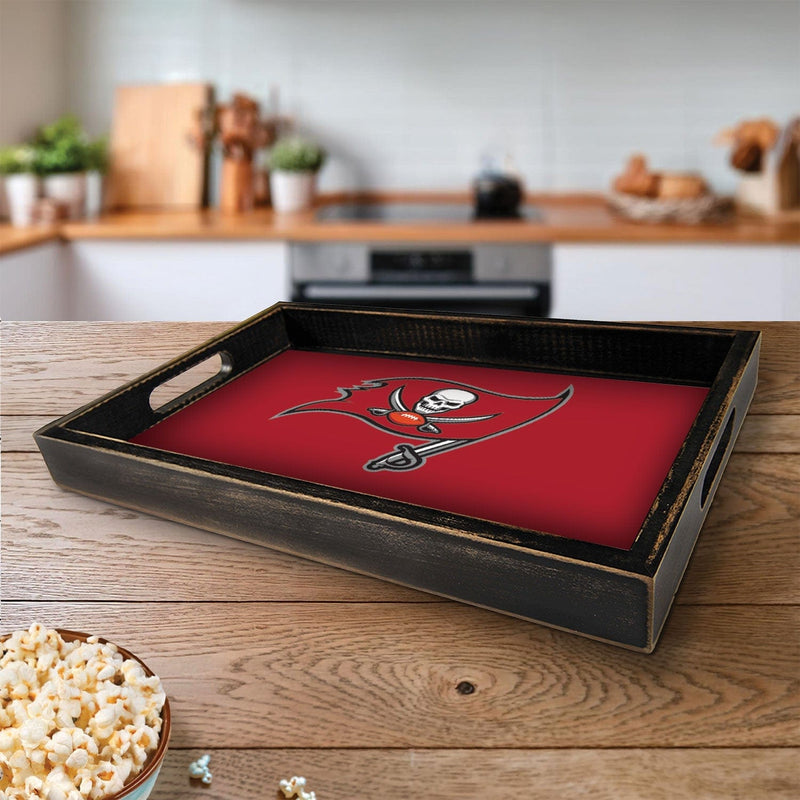 Load image into Gallery viewer, Fan Creations Brightline NFL Tampa Bay Buccaneers Logo Serving Tray
