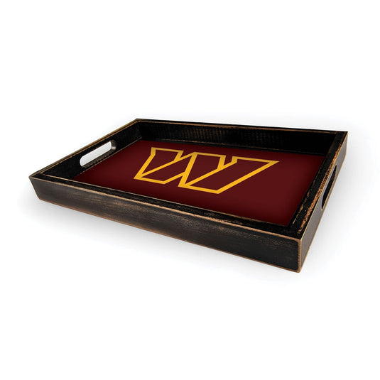 Fan Creations Brightline NFL Washington Commanders Logo Serving Tray
