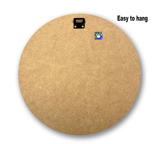 Fan Creations NFL Baltimore Ravens Argyle 16inc Circle Wall Art