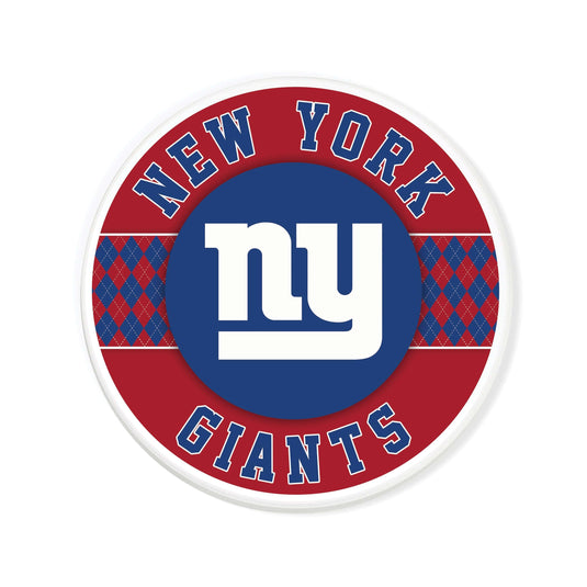 Fan Creations coaster NFL - New York Giants 4 inch Ceramic Argyle Coaster