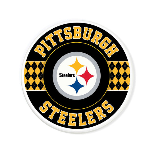 Fan Creations coaster NFL - Pittsburgh Steelers 4 inch Ceramic Argyle Coaster
