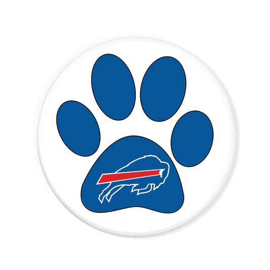 Fan Creations NFL - Buffalo Bills 4 in Round Dog Paw Coaster