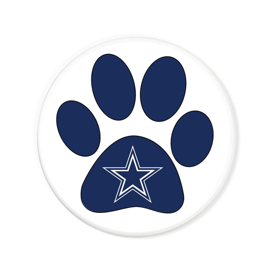 Fan Creations NFL - Dallas Cowboys 4 in Round Dog Paw Coaster