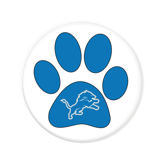 Fan Creations NFL - Detroit Lions 4 in Round Dog Paw Coaster