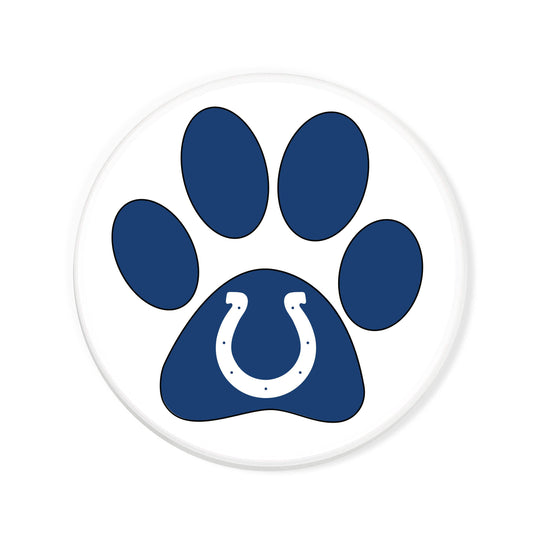 Fan Creations NFL - Indianapolis Colts 4 in Round Dog Paw Coaster