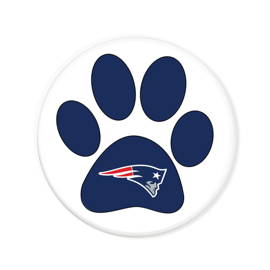 Fan Creations NFL - New England Patriots 4 in Round Dog Paw Coaster