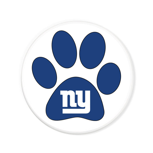 Fan Creations NFL - New York Giants 4 in Round Dog Paw Coaster