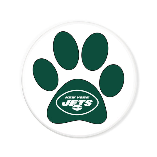 Fan Creations NFL - New York Jets 4 in Round Dog Paw Coaster