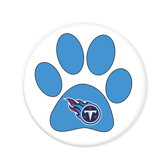 Fan Creations NFL - Tennessee Titans 4 in Round Dog Paw Coaster