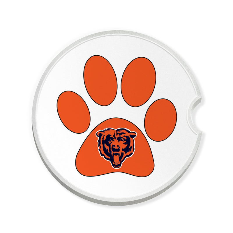 Load image into Gallery viewer, Fan Creations NFL Chicago Bears -Themed Ceramic Car Coaster – 2.5&quot; Paw Print Design - 2 Pack

